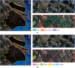 Simultaneous extraction of spatial and attributional building information across large-scale urban landscapes from high-resolution satellite imagery
